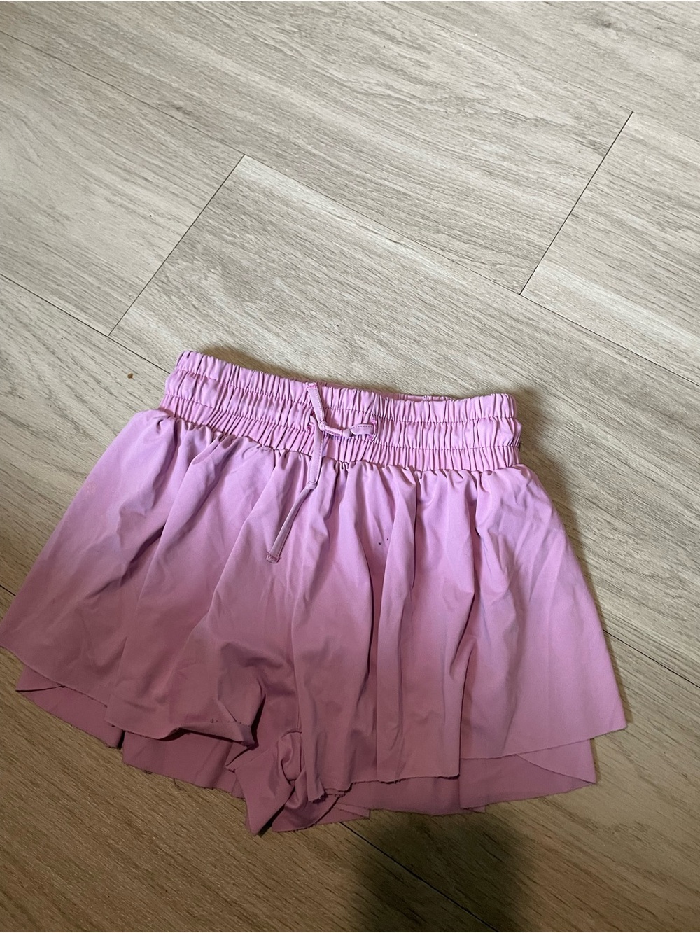 OshKosh B'gosh Pink Layered Girls' Athletic Shorts